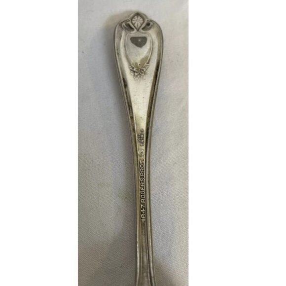 1847 Rogers Bros. XS Triple Mix lot Serving Spoon, Fork, Soup Spoon Silver Plate - Picture 15 of 15